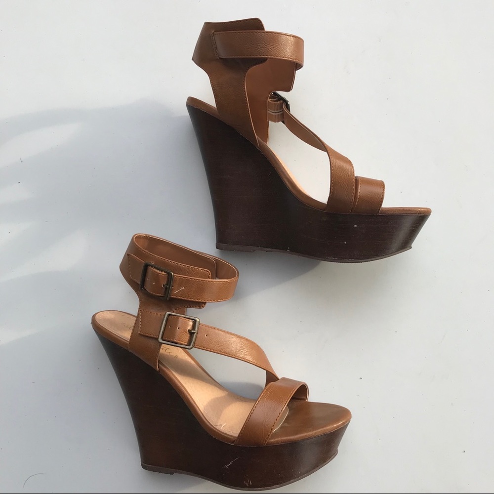 Strappy Wedges